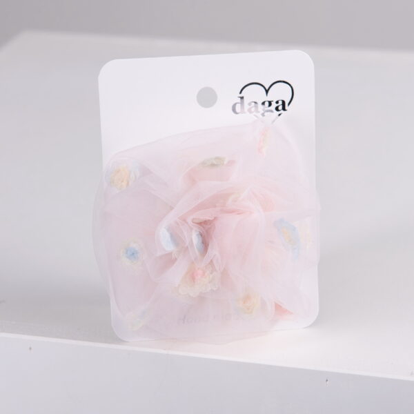 Daga tulle rose hairclip