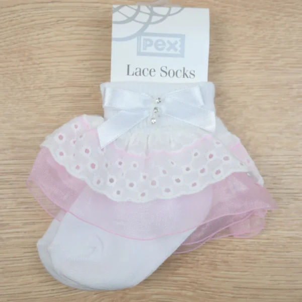 Pex Jane pink frill socks