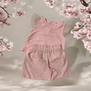 Deolinda tulle shorts set