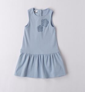 iDO ribbed blue dress