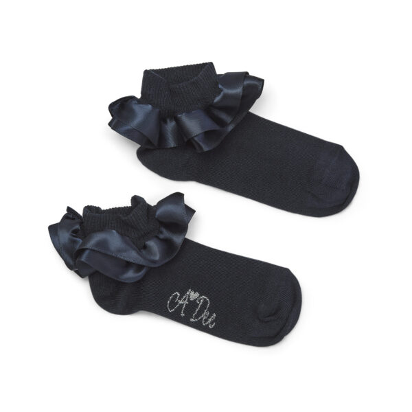 A Dee Pixie navy ankle socks