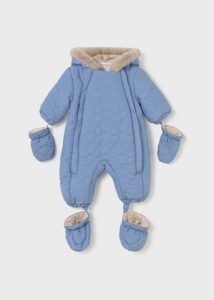 Mayoral blue snowsuit