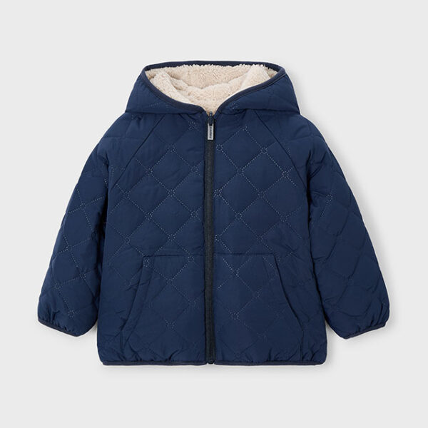 Mayoral navy/ivory reversible coat