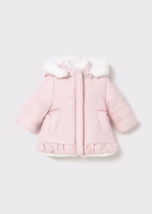 Mayoral Pink reversible coat