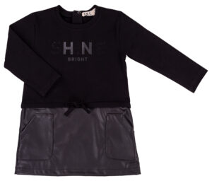 EMC black 'Shine Bright' dress