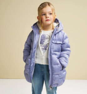 iDO girl blue puffer jacket