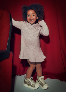 Mayoral beige dress with bow